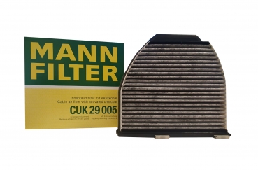 MANN Innenraumfilter Aktivkohle CUK29005 passend für Mercedes C (W204) & CLS (C218)